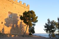 Das Castell de Balsareny im Morgenlicht