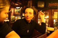 Im Irish Pub in Madrid (es gibt sogar Guiness)