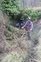 Acequia sauber machen in Los Lucas