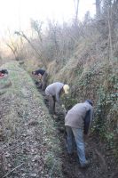 Arbeitseinsatz Acequia-Säubern
