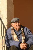 Ein Opa in Puebla de Arenoso